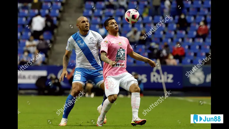 Hình ảnh hành động trong trận đấu giữa Puebla và Pachuca - "Puebla" vs "Pachuca"